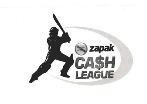 Zapak Cash League (label) Device mark 1688621 Trademark