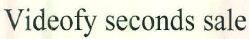 Videofy Seconds Sale Device mark 2582768 Trademark