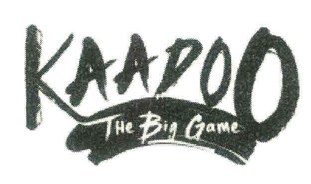 Kaadoo The Big Game Device mark 2981701 Trademark