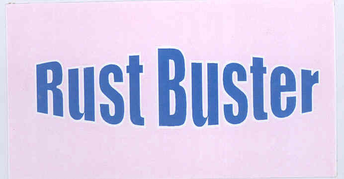 Rust Buster (label) Device mark 1705005 Trademark