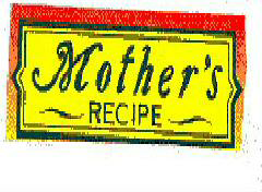 Mother"s Recipe(label) Device mark 1273764 Trademark