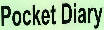 Pocket Diary Device mark 2317025 Trademark