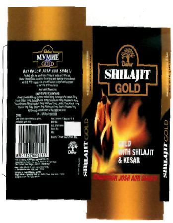 Shilajit Gold (device) Device mark 2290093 Trademark