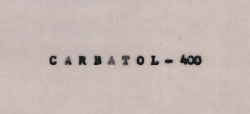 Carbatol - 400 Device mark 463566 Trademark