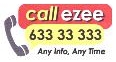 Call Ezee, 633 33 333, Any Info, Any Time Device mark 1849119 Trademark