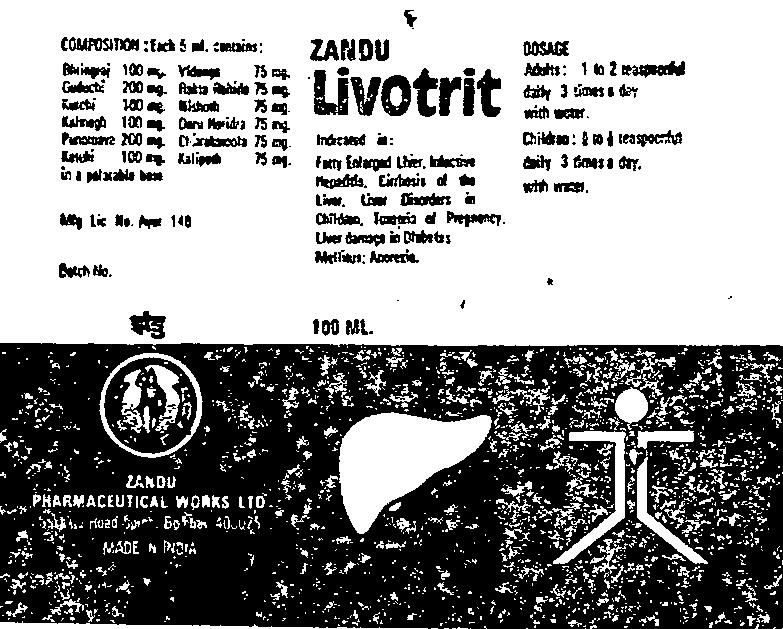 Zandu Device mark 307298 Trademark