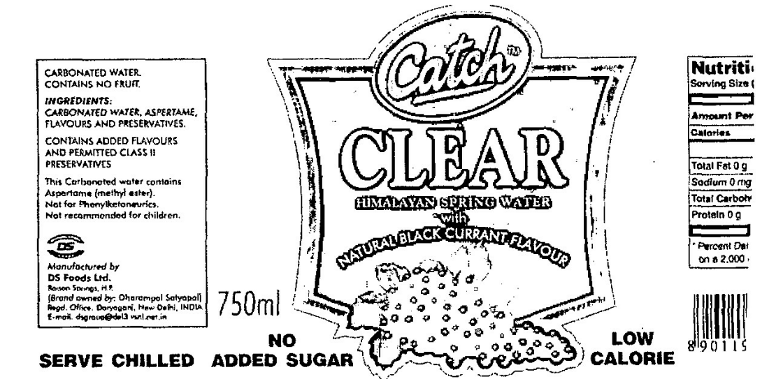 Catch Clear (label) Device mark 1006372 Trademark