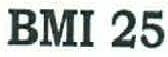 Bmi 25 Device mark 2893077 Trademark