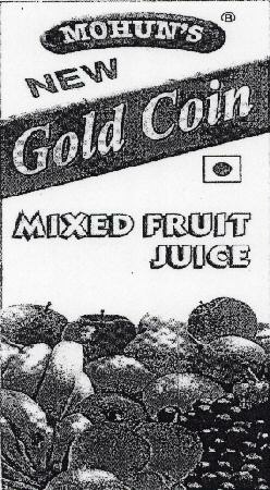 Gold Coin Mixed Fruit Juice With Label Device mark 1471297 Trademark