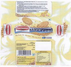 Britannia Marie Gold (device Of Biscuits) Device mark 1770157 Trademark