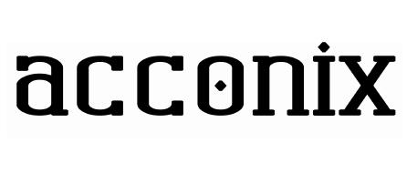 Acconix (with Logo) Device mark 2860646 Trademark
