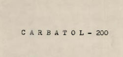 Carbatol - 200 Device mark 463565 Trademark