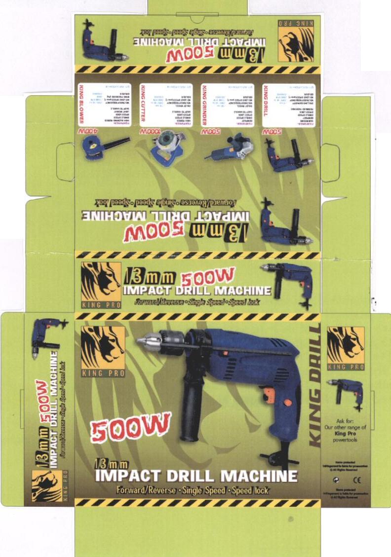 500w Impact Drill Machine (device) Device mark 1653807 Trademark