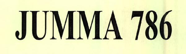 Jumma 786 Device mark 2469842 Trademark