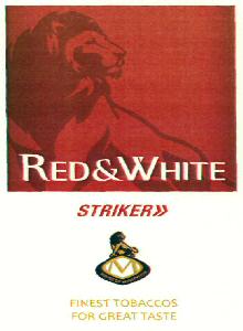 Red & White Striker (label) Device mark 2587860 Trademark