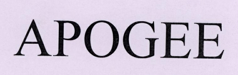 Apogee ( Label ) Device mark 1778407 Trademark