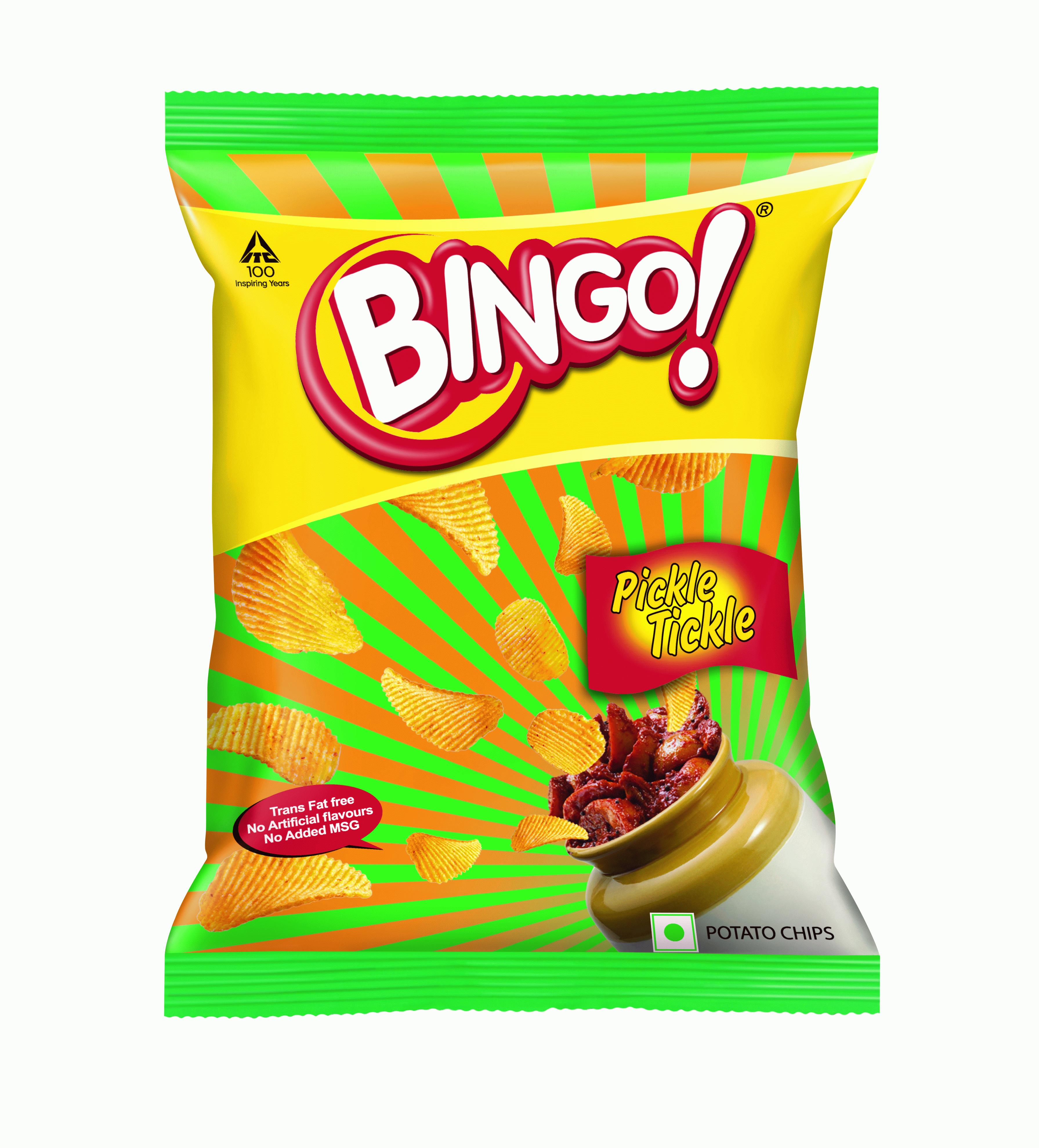 Bingo Pickle Tickle (colour Label) Device mark 2201687 Trademark