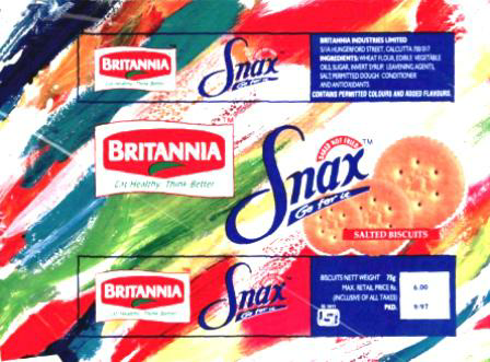 Britannia Snax Device mark 769936 Trademark