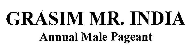 Grasim Mr. India (device) Device mark 2439154 Trademark