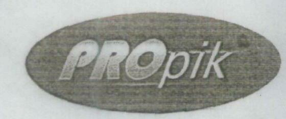 Propik With Label Device mark 1455805 Trademark