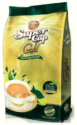 Tea City Super Cup Gold (label) Device mark 2543231 Trademark