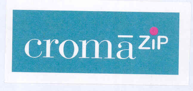 Croma Zip (label) Device mark 1745908 Trademark