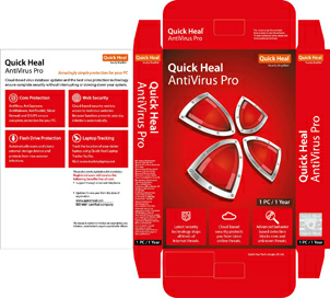 Quick Heal Antivirus Pro Label Device mark 2652364 Trademark
