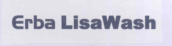 Erba Lisawash Device mark 1710245 Trademark