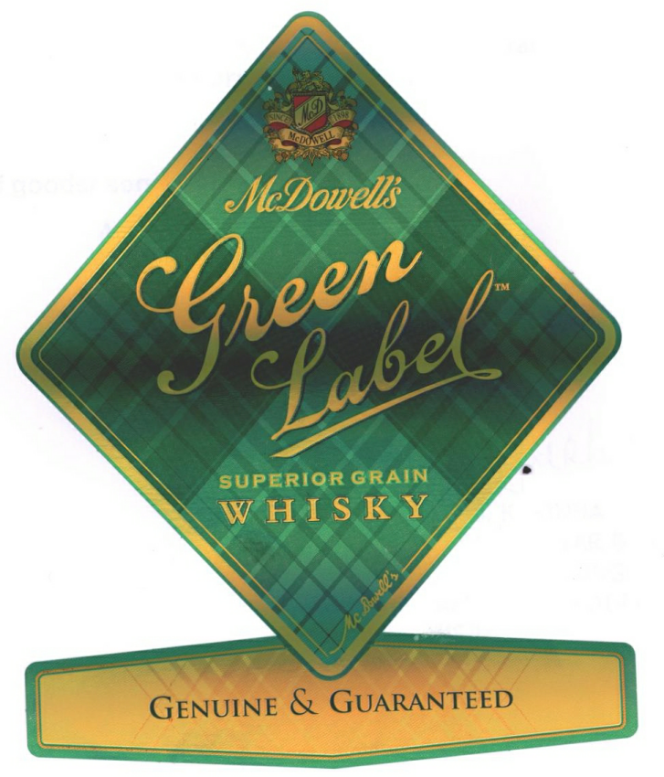 Mcdowell's Green Label Device mark 2190496 Trademark