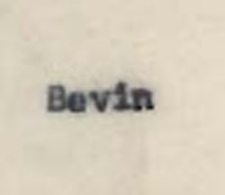 Bevin Device mark 451957 Trademark