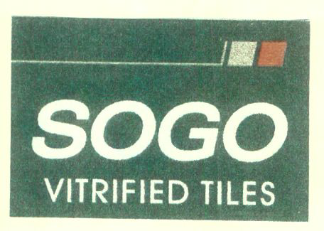 Sogo Vitrified Tiles (label) Device mark 1312160 Trademark