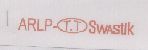 Arlp - T. T Swastik (label) Device mark 1552811 Trademark