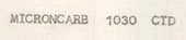 Microncarb 1030 Ctd Device mark 706404 Trademark