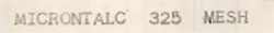 Microntalc 325 Mesh Device mark 707219 Trademark