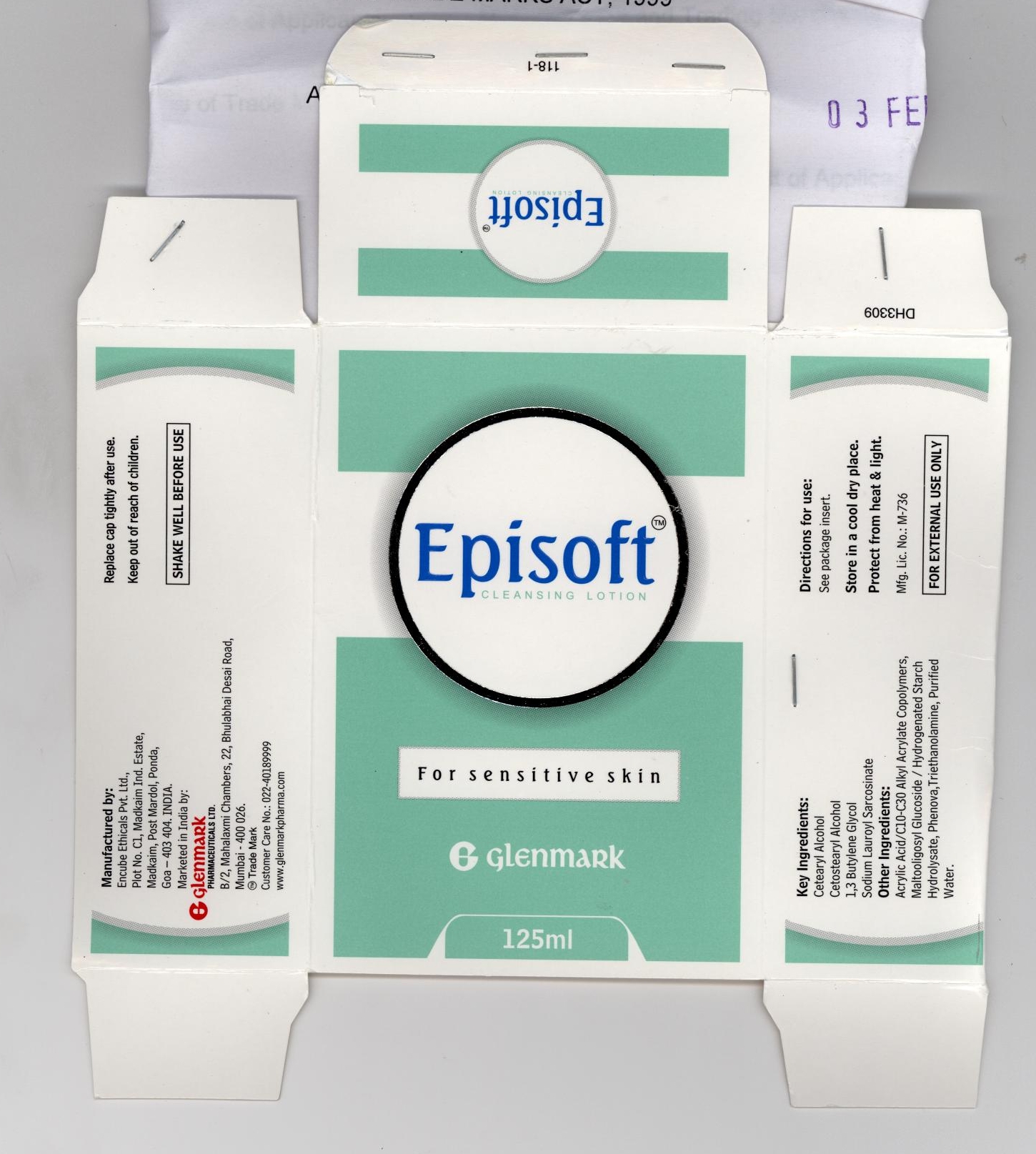 Episoft (label) Device mark 1781123 Trademark