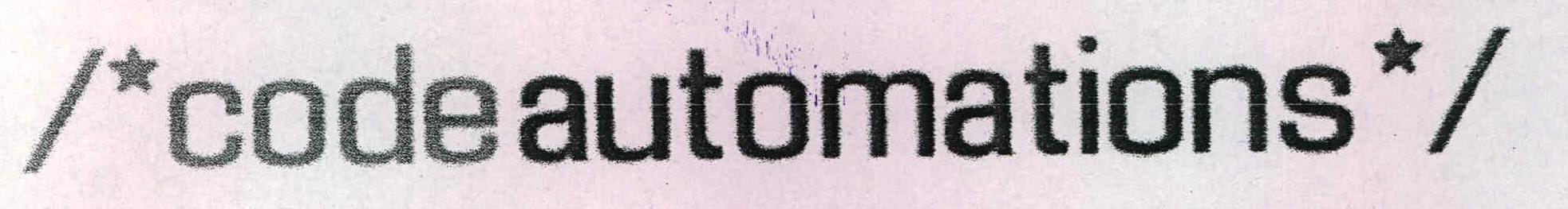 /*codeautomations*/ Device mark 2194298 Trademark