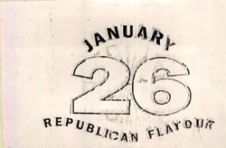 Janauary 26 Republican Flavour Device mark 772638 Trademark
