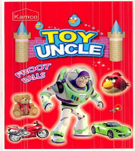 Kamco Toy Uncle Froot Balls Device mark 2582057 Trademark