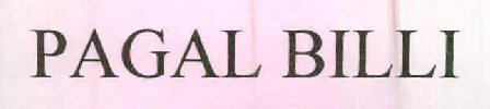Pagal Billi Device mark 2588292 Trademark