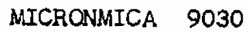 Micronmic 9030 Device mark 707493 Trademark