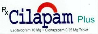Rx Cilapam Plus(device) Device mark 2513970 Trademark