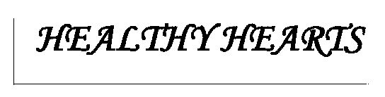 Healthy Hearts (letter Written In Special Form) Device mark 1505362 Trademark