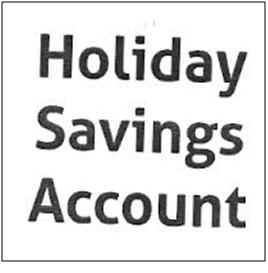 Holiday Saving Account Device mark 2826222 Trademark