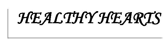 Healthy Hearts (letter Written In Special Form) Device mark 1505357 Trademark