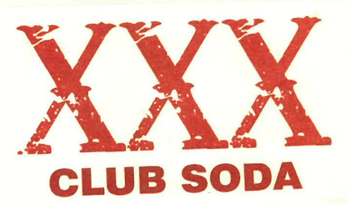 Xxx Club Soda (label) Device mark 2420695 Trademark