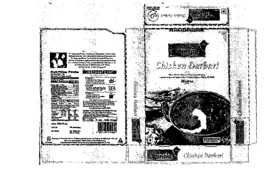 Kitchens Of India, Chicken Darbari (label) Device mark 1401260 Trademark