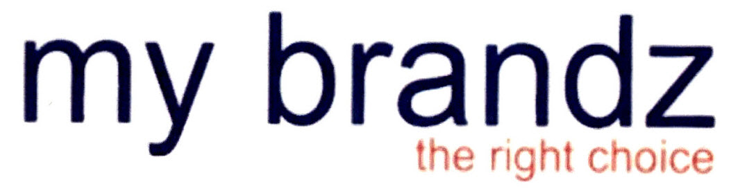 My Brandz The Right Choice Device mark 2725088 Trademark
