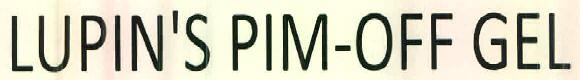 Lupin's Pim-off Gel Device mark 2782451 Trademark