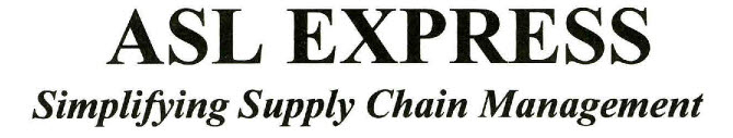 Asl Express Simplifying Supply Chain Management Device mark 2051705 Trademark