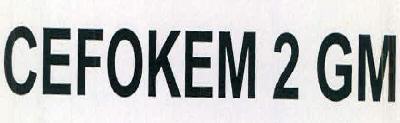 Cefokem 2 Gm Device mark 2639619 Trademark